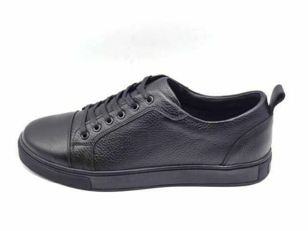 Büyük Numara Siyah Spor Erkek Ayakkabı