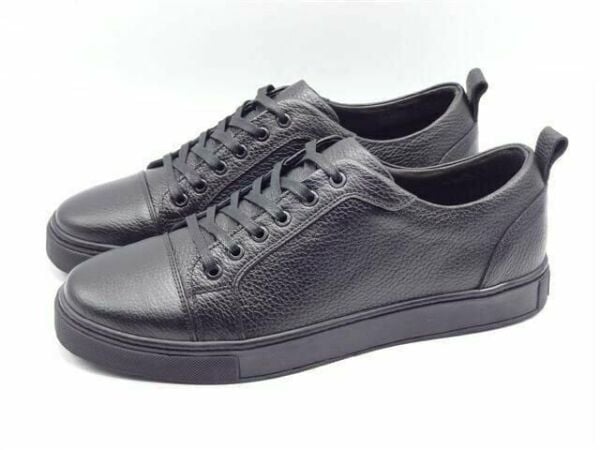 Büyük Numara Siyah Spor Erkek Ayakkabı