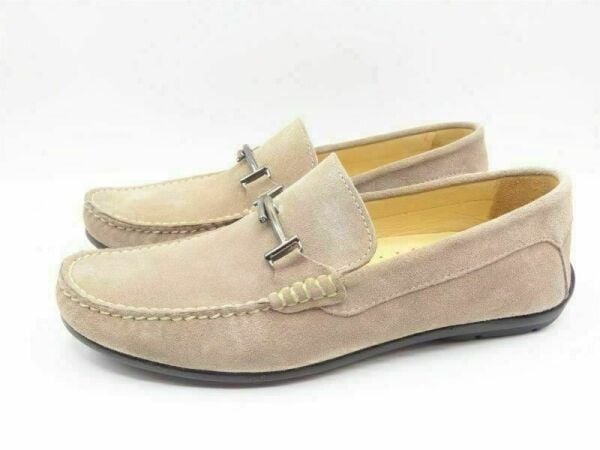 King Shoes 3210 Bej Küçük Numara Büyük Numara Yazlık Erkek Ayakkabı