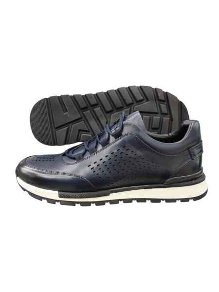 Güvener Günlük Spor Deri Erkek Ayakkabı Lacivert