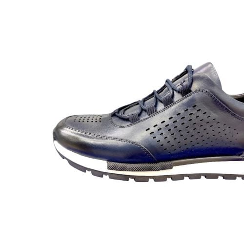 Güvener Günlük Spor Deri Erkek Ayakkabı Lacivert