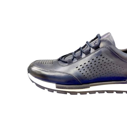 Güvener Günlük Spor Deri Erkek Ayakkabı Lacivert