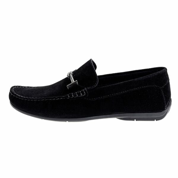 King Shoes 3210 Siyah Süet Erkek Ayakkabı
