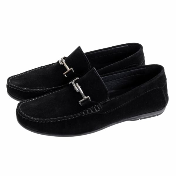 King Shoes 3210 Siyah Süet Erkek Ayakkabı
