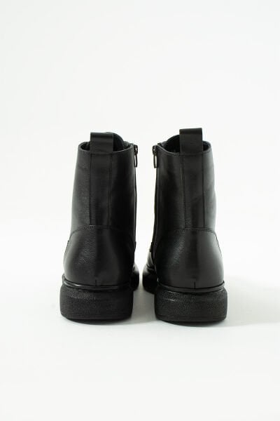 King Shoes Büyük Numara Siyah Bot