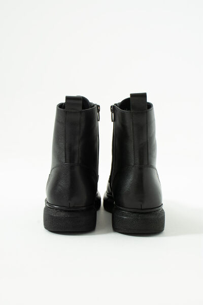 King Shoes Büyük Numara Siyah Bot