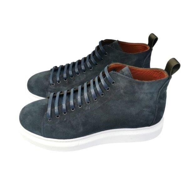 Büyük Numara Süet Erkek Bot Lacivert