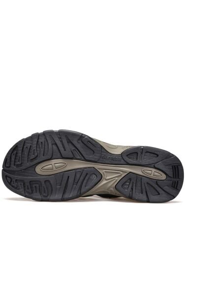 Burnu Kapalı Siyah Haki Erkek Outdoor Trekking Spor Sandalet