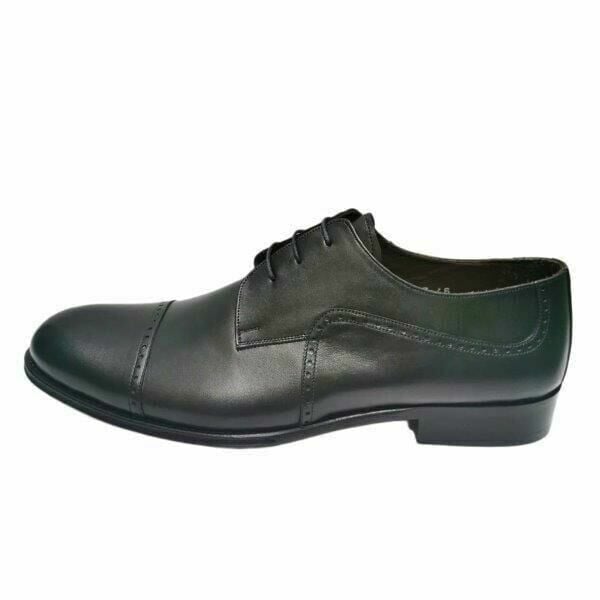 Siyah Büyük Numara Kösele Ayakkabı