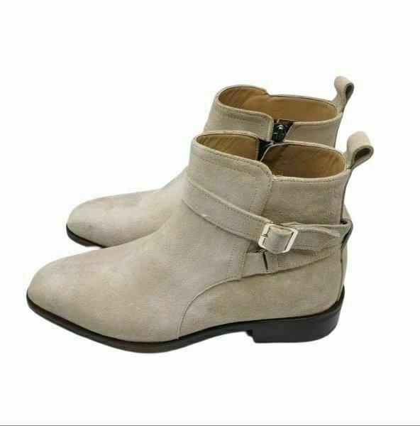 Güvener OZ338 Bej Süet Erkek Bot