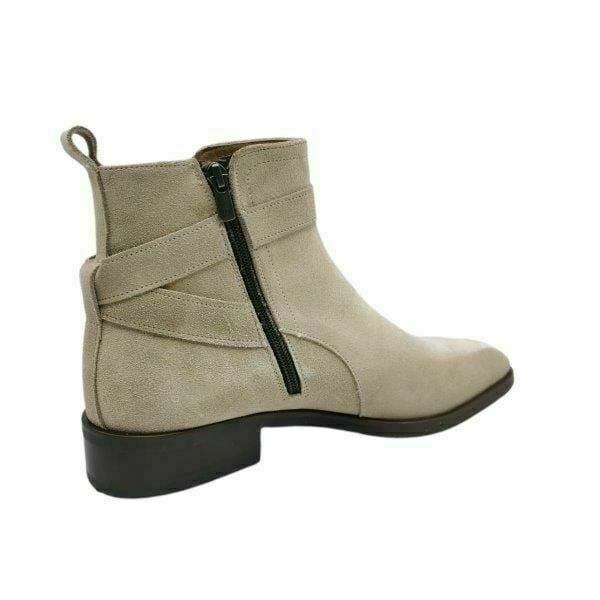 Güvener OZ338 Bej Süet Erkek Bot