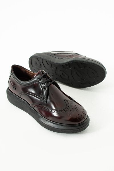 Güvener Şık Spor Oxford Bordo