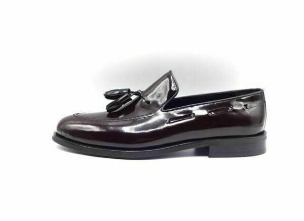 Corçuk Stil Püsküllü Erkek Ayakkabı M01 Bordo