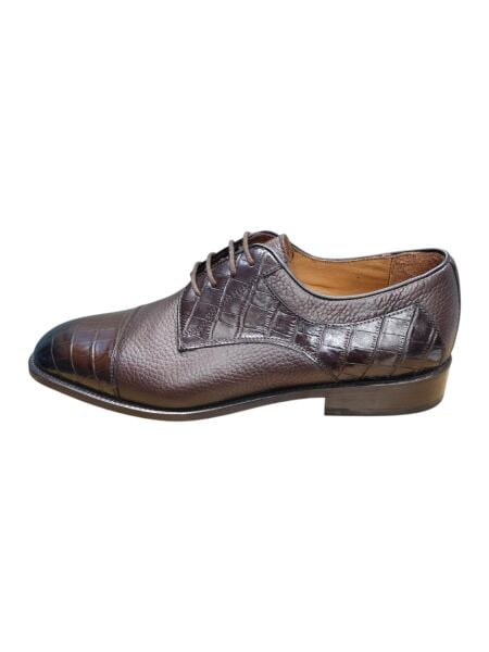 Güvener Kösele Taban Kahverengi Klasik Erkek Ayakkabı