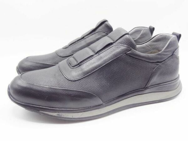 Siyah Büyük Numara Günlük Spor Erkek Ayakkabı  Luis Figo 4457