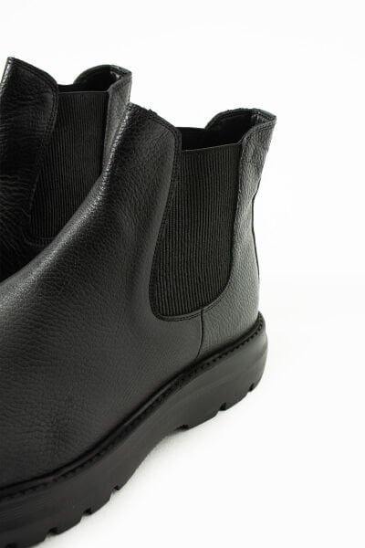 Güvener Siyah Chealse Yarım Bot