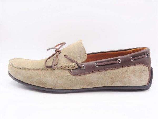 King Shoes 209Fynk  Büyük Numara Bej Yazlık Ayakkabı