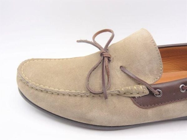 King Shoes 209Fynk  Büyük Numara Bej Yazlık Ayakkabı