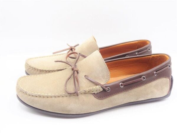 King Shoes 209Fynk  Büyük Numara Bej Yazlık Ayakkabı