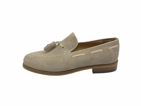 Güvener Püsküllü Süet Erkek Ayakkabı M01 Bej