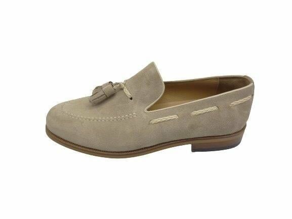 Güvener Püsküllü Süet Erkek Ayakkabı M01 Bej