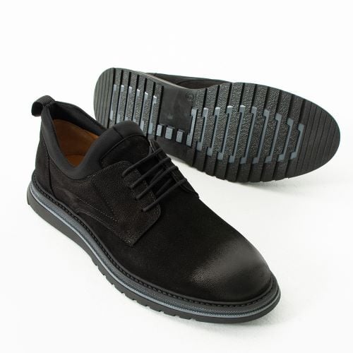 Güvener Klasik Siyah Nubuk Erkek Ayakkabı