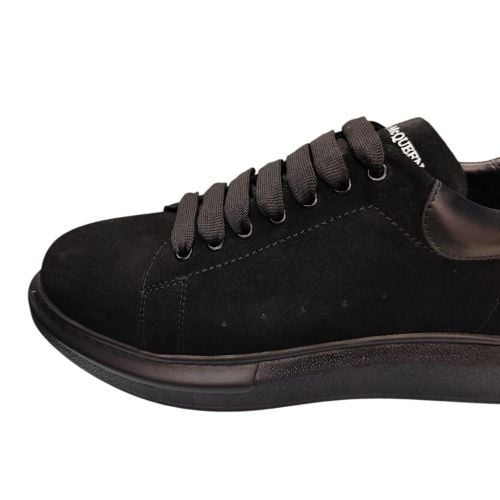 Büyük Numara Siyah Süet Erkek Ayakkabı