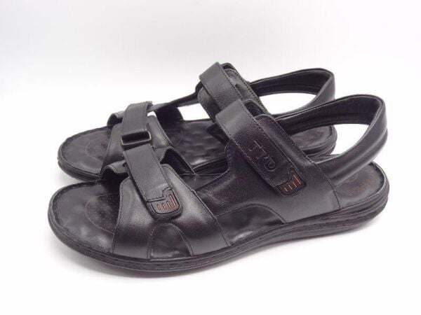 Büyük Numara Erkek Sandalet TRD186 Siyah