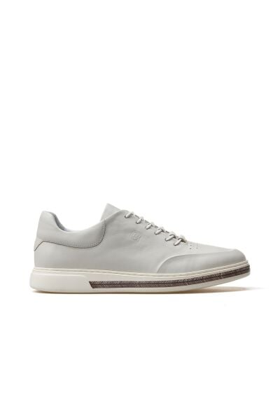 Libero H1047 Kırık Beyaz Erkek Hakiki Deri Casual Ayakkabı