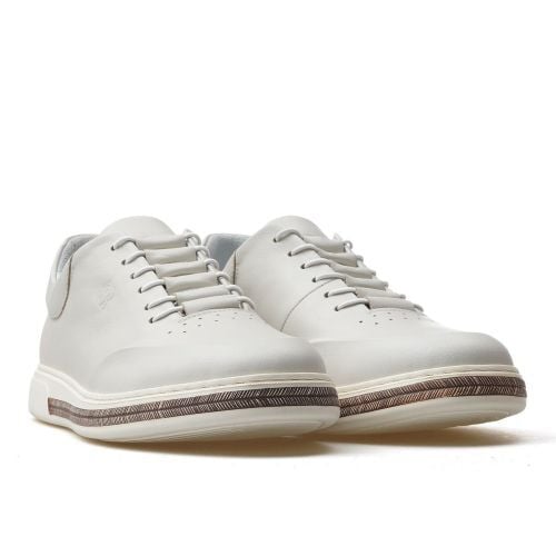 Libero H1047 Kırık Beyaz Erkek Hakiki Deri Casual Ayakkabı