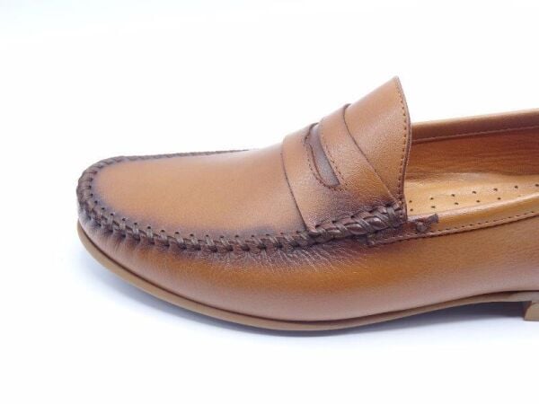 King Shoes Taba Yazlık Erkek Ayakkabı AU541