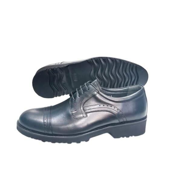 Güvener Bağcıklı Siyah Klasik Erkek Ayakkabı