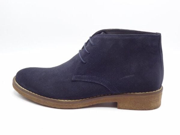 Güvener Lacivert Süet Küçük Numara / Büyük Numara Erkek Chealse Bot