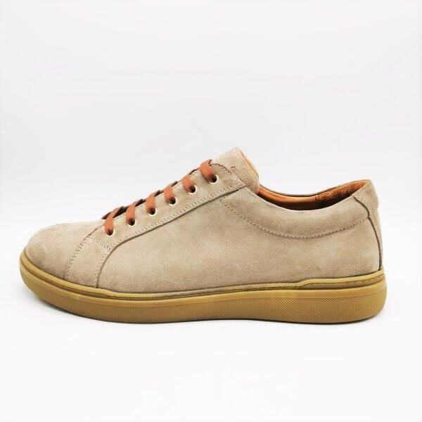 King Shoes Büyük Numara Spor Ayakkabı AU90 Kum