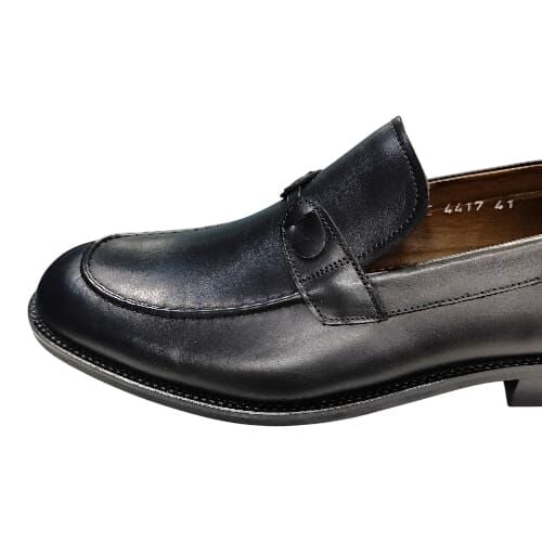 Güvener Gerçek Deri Klasik Erkek Ayakkabı Siyah