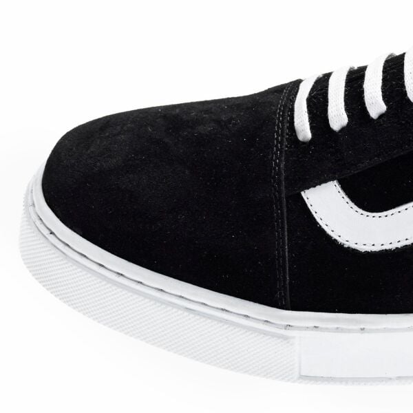 Büyük Numara Spor Erkek Ayakkabı AU12 Siyah Süet