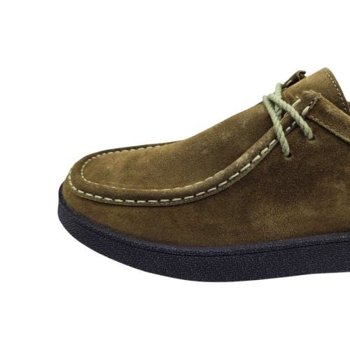 Güvener Sisley Tarz Erkek Ayakkabı Haki Süet