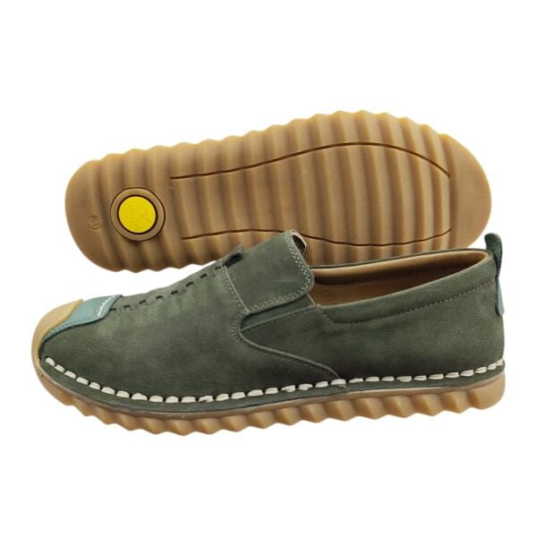 Luis Figo 3830 Yeşil Nubuk Yazlık Erkek Ayakkabı