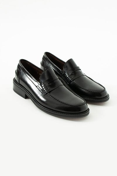 Güvener Kösele Siyah Lofer Model 6062