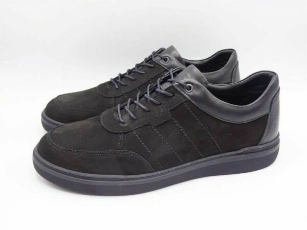 Big Feet Nubuk Erkek Ayakkabı FK544 Siyah