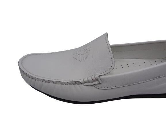 King Shoes 4006 Beyaz Yazlık Erkek Ayakkabı