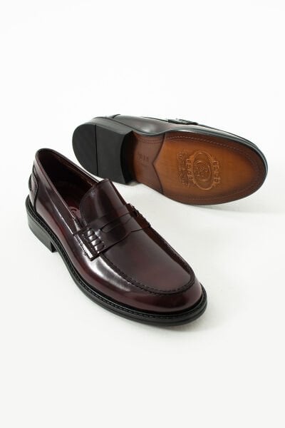 Güvener Bordo Kolej Ayakkabı