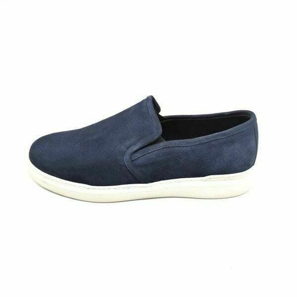 King Shoes AU20 Lacivert Büyük Numara Süet Ayakkabı