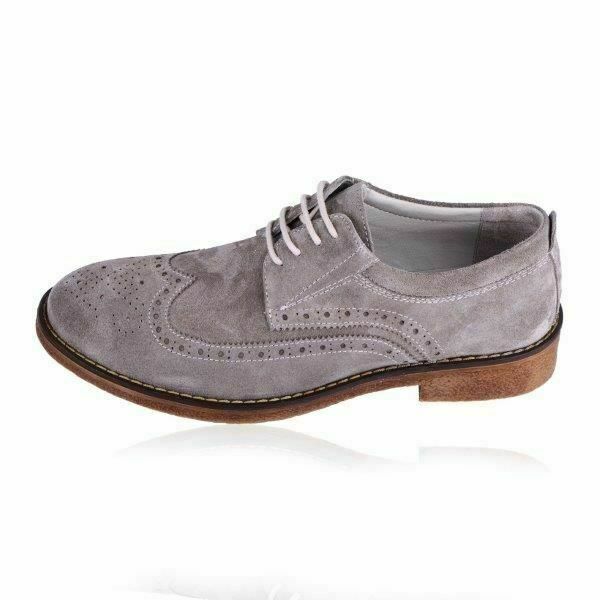 Güvener Bej Süet Oxford