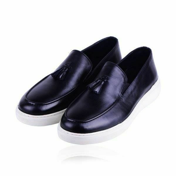 Büyük Numara Casual Erkek Ayakkabı AU243Y Siyah