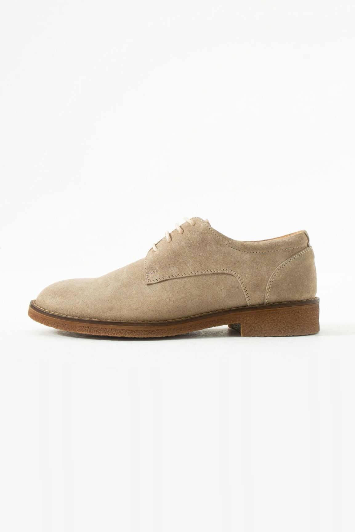 King Shoes Bej Erkek Ayakkabı 05 Süet