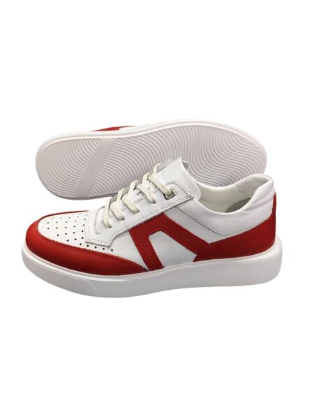 King Shoes Deri Beyaz Spor Ayakkabı