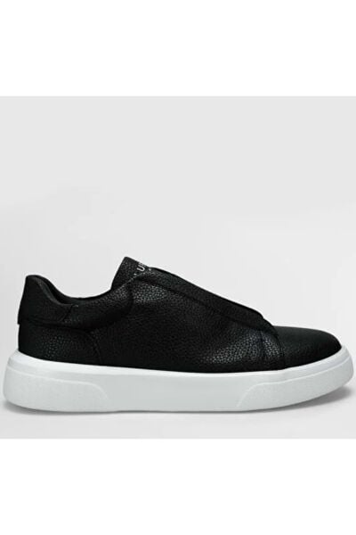 Lufian Dante Siyah Sneaker Erkek Deri Ayakkabı