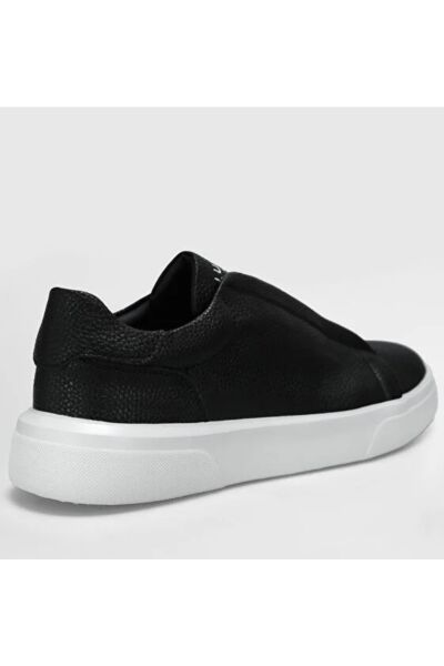 Lufian Dante Siyah Sneaker Erkek Deri Ayakkabı