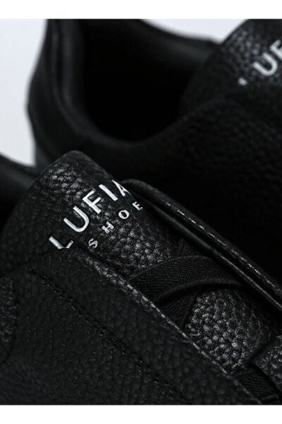 Lufian Dante Siyah Sneaker Erkek Deri Ayakkabı
